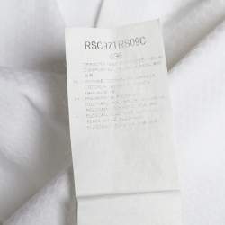Giorgio Armani White Textured Cotton Button Front Shirt XL