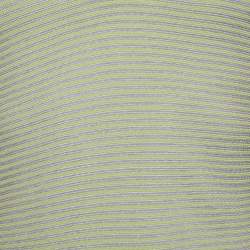 Giorgio Armani Green Striped Knit Long Sleeve Sweater S