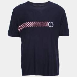 Giorgio Armani T-shirt with monogram, Men's Clothing