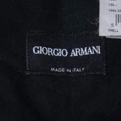 Giorgio Armani Navy Blue Rayon Wide Leg Pants XL