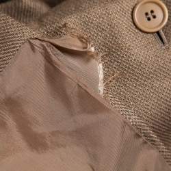 Giorgio Armani Vintage Brown Wool Single Breasted Blazer XL