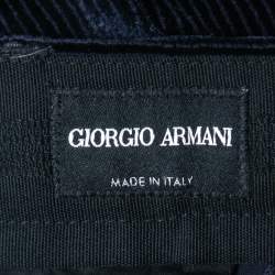 Giorgio Armani Dark Blue Corduroy Trousers L
