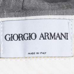 Giorgio Armani Grey Linen Trousers XXL