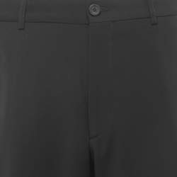 Pre Owned Giorgio Armani Black Linen Blend Tailored Pants XXL