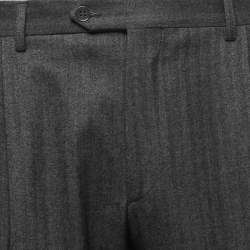 Giorgio Armani Grey Wool Blend Trousers XL