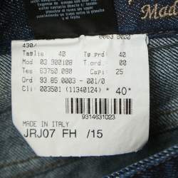 Giorgio Armani Dark Blue Denim Straight Fit Jeans 3XL Waist 38"