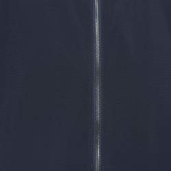 Giorgio Armani Navy Blue Wool Zip Front Jacket XXXL