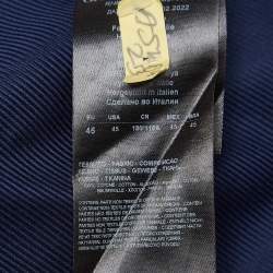 Giorgio Armani Navy Blue Cotton Shirt 4XL
