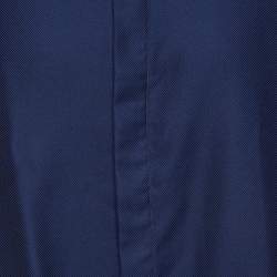 Giorgio Armani Navy Blue Cotton Shirt 4XL