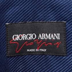 Giorgio Armani Navy Blue Cotton Shirt 4XL