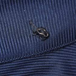 Giorgio Armani Navy Blue Cotton Shirt 4XL