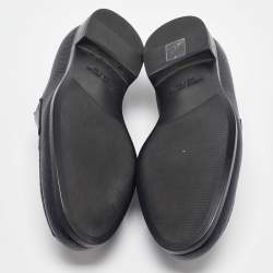 Giorgio Armani Blue Leather Loafers Size 39