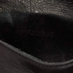 Giorgio Armani Black Leather Lace Up Oxfords Size 43