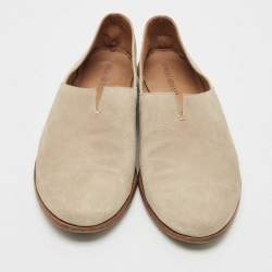 Giorgio Armani Grey Suede Slip On Penny Loafers Size 42