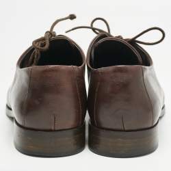 Giorgio Armani Brown Leather Classic Oxfords Size 41