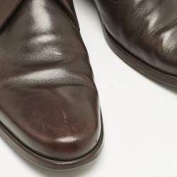 Giorgio Armani Brown Leather Classic Oxfords Size 41