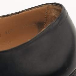 Pre Owned Giorgio Armani Size 44 Black Leather Derby