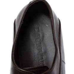 Giorgio Armani Brown Leather Classic Oxfords Size 42