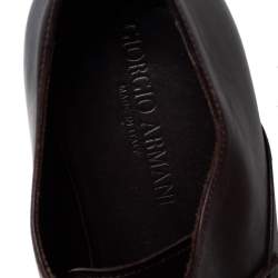 Giorgio Armani Brown Leather Oxfords Size 40.5