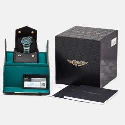 Girard Perregaux Green Ceramic Titanium Laureto Aston Martin Edition 81005-32-3080-1CX Men's Wristwatch 38 mm