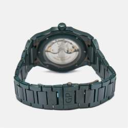 Girard Perregaux Green Ceramic Titanium Laureto Aston Martin Edition 81005-32-3080-1CX Men's Wristwatch 38 mm