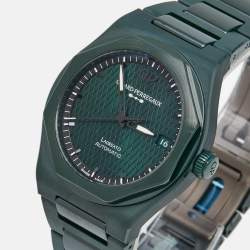 Girard Perregaux Green Ceramic Titanium Laureto Aston Martin Edition 81005-32-3080-1CX Men's Wristwatch 38 mm
