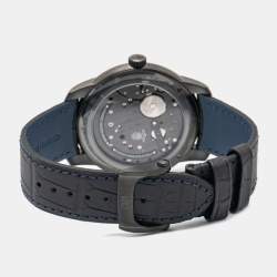 Girard-Perregaux Black Skeleton Titanium Alligator Leather Neo Bridges Earth To Sky Edition 8400-21-632-BH6A Men's Wristwatch 45 mm