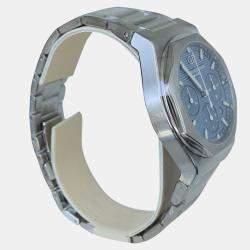 Girard Perregaux Ice Blue Stainless Steel Laureato Chronograph 81020-11-3370-1GM Automatic Men's Wristwatch 41mm