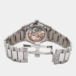 Pre Owned Girard Perregaux Laureato 81015-11-001-11A Automatic Skeleton Stainless Steel Men's Wristwatch 42 mm