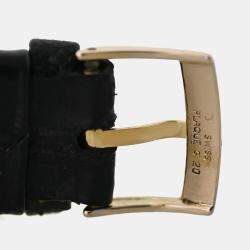 Pre Owned Girard Perregaux 30 Anni Fiat 47990 Automatic White 18k Yellow Gold Men's Wristwatch 34 mm