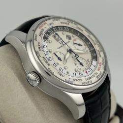 Pre Owned Girard Perregaux WW.TC Financial 49805 Automatic Whie Stainless Steel Men's Wristwatch 43 mm