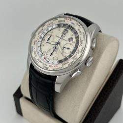 Pre Owned Girard Perregaux WW.TC Financial 49805 Automatic Whie Stainless Steel Men's Wristwatch 43 mm