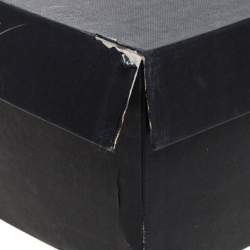 Pre Owned Giuseppe Zanotti Black Studded Rubber Slip On Sneakers Size 44