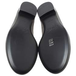 Giuseppe Zanotti Grey Suede Leather Slip On Smoking Slippers Size 44