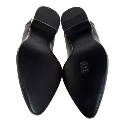 Pre Owned Giuseppe Zanotti Black Leather Slip On Loafers Size 44