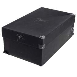 Pre Owned Giuseppe Zanotti Black Leather Slip On Loafers Size 44