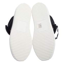 Pre Owned Giuseppe Zanotti Black Suede High Top Sneakers Size 40