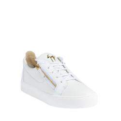 Pre Owned Giuseppe Zanotti White Frankie Low Top Sneakers Size EU 44