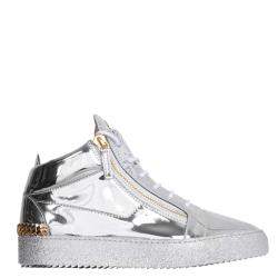 giuseppe zanotti silver heels