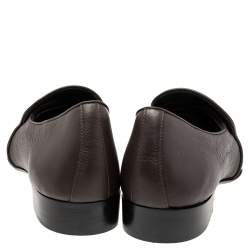 Giuseppe Zanotti Brown Leather Loafers Size 44