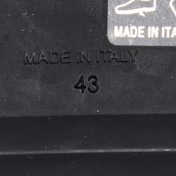 Pre Owned Giuseppe Zanotti Black Leather Studded Kriss High Top Sneakers Size 43