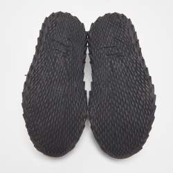 Giuseppe Zanotti Black Mesh and Leather Urchin Low Top Sneakers Size 43 