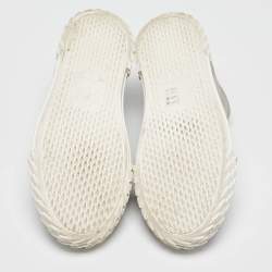 مملوكة مسبقًا Giuseppe Zanotti Grey Suede Eco blabber Low Top Sneakers Size 45