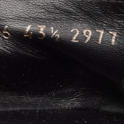 Giuseppe Zanotti Black Leather Anchor Smoking Slippers 43.5