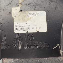 Pre Owned Giuseppe Zanotti Black Leather Ankle Length Boots Size 44