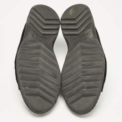 Giuseppe Zanotti Black Velvet Slip On Smoking Slippers Size 44
