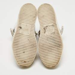 مملوكة مسبقًا Giuseppe Zanotti White Leather High Top Sneakers Size 39