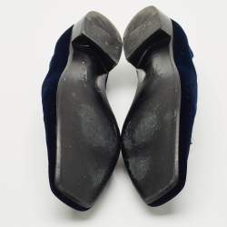 Giuseppe Zanotti Blue Suede Dice  Charm Slip-On Loafers Size 45