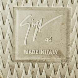 Pre Owned حذاء رياضي جوسيبي زانوتي جلد أسود / ذهب وردي منخفض الحجم مقاس 38