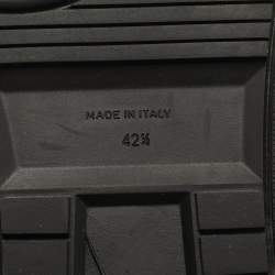 Pre Owned Giuseppe Zanotti GZ Size 42.5 Blue Croc Embossed Leather Low Top Sneakers